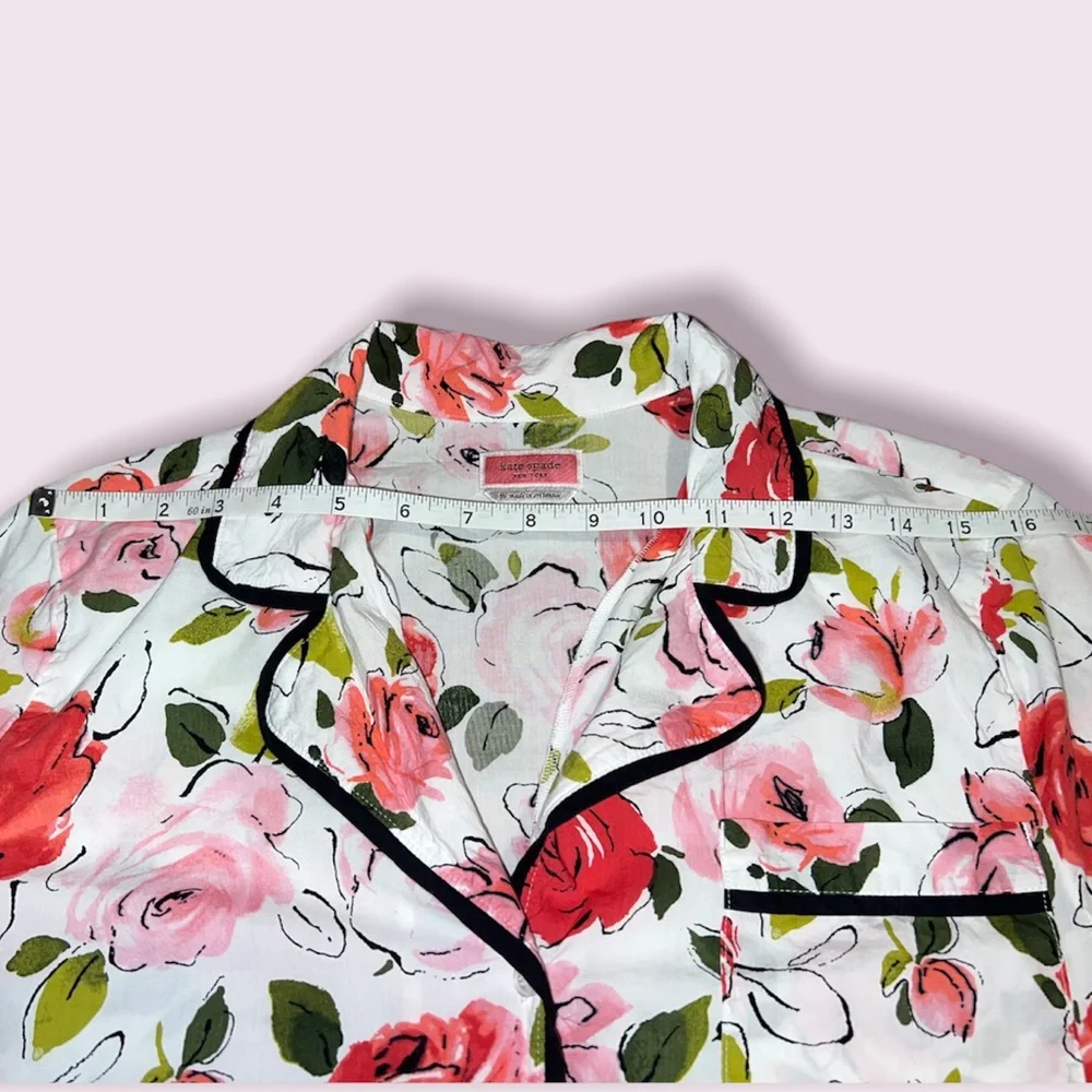 Kate Spade Roses Pijama Top - Picture 5 of 7